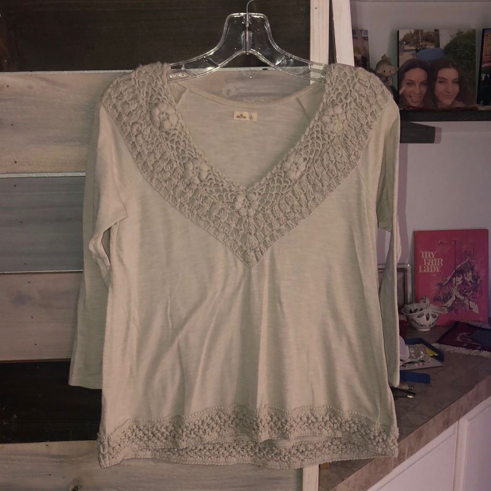 Hollister Long Sleeve Top - small